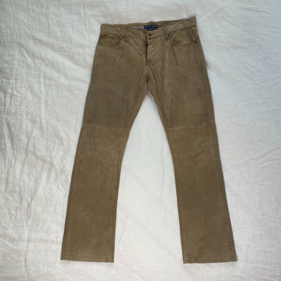 Ralph Lauren Suede Leather pant - Picture 1 of 11